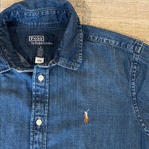 Ralph Lauren Slim Fit Denim shirt.  Sz 8